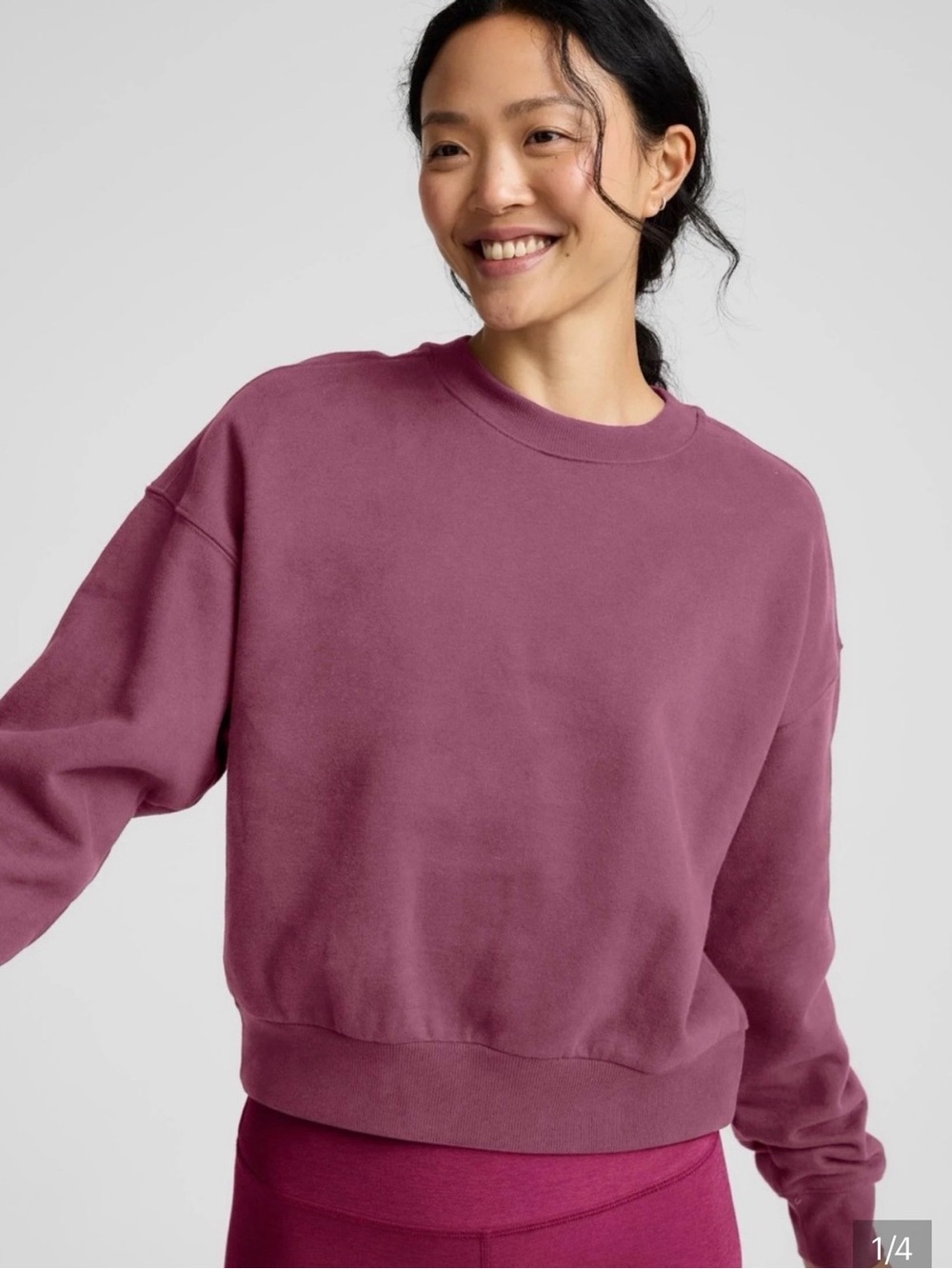 Beyond Yoga LuxeFleece Oversized
Sweatshirt
Mulberry Pink / S